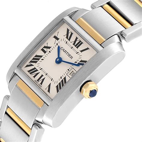 cartier french tank watch two tone price|cartier tank francaise instruction manual.